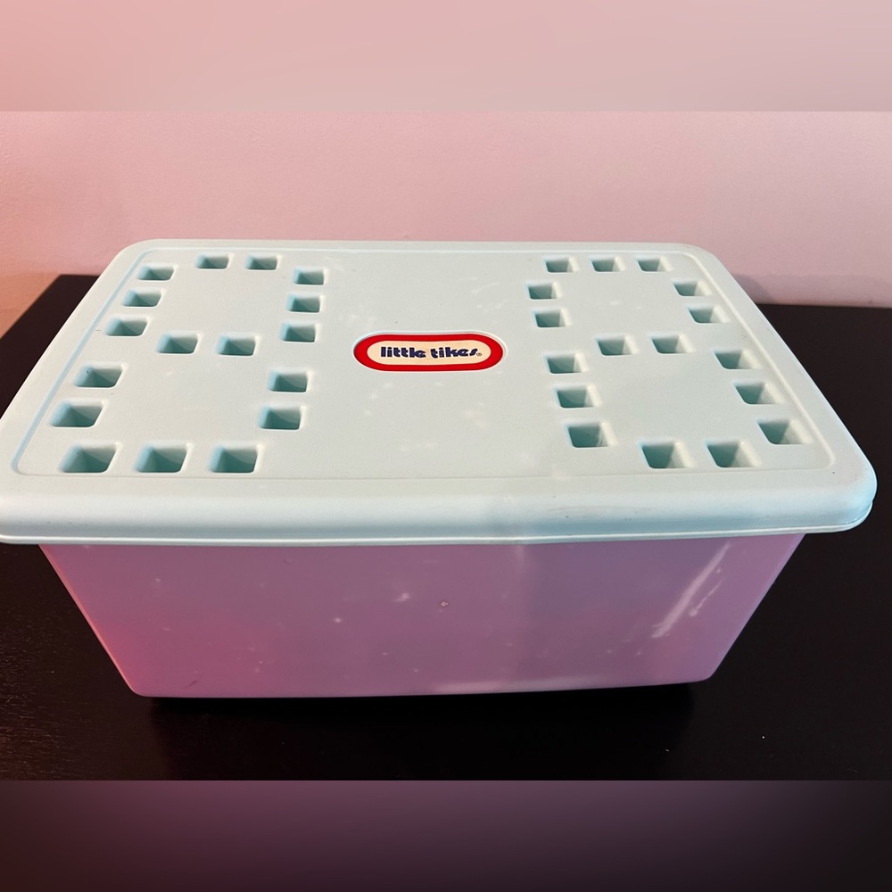 Vintage 40 Piece Little Tikes Waffle Blocks Pastel Set